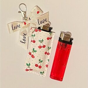 Cherry 🍒 Lighter Case Holder - Keychain